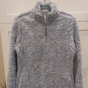 Weatherproof sherpa pull-over